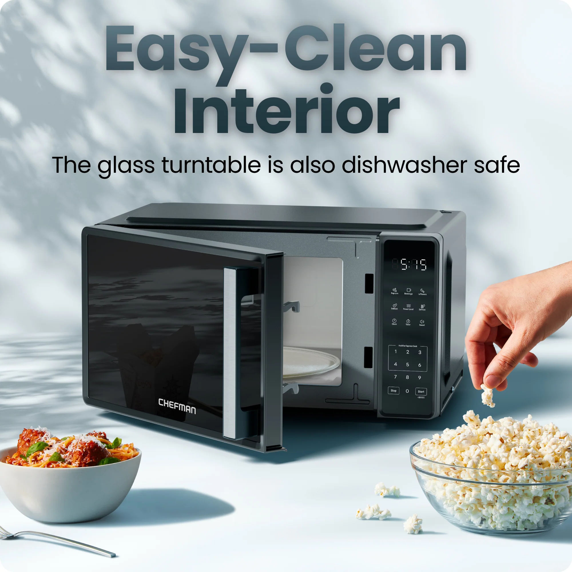 0.7 Cu. Ft. Countertop Digital Microwave Oven - Image 6