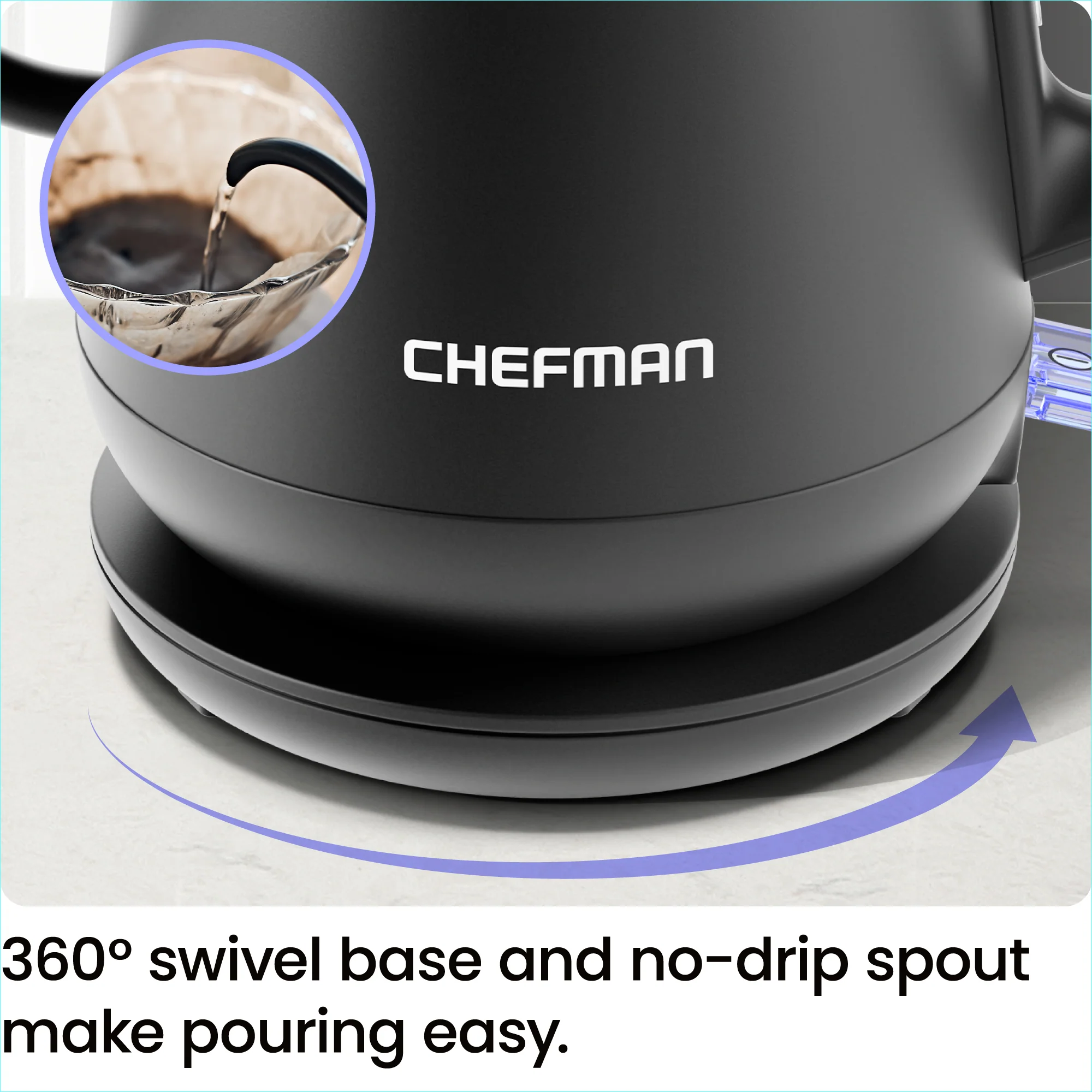 0.8L Electric Gooseneck Kettle - Image 6