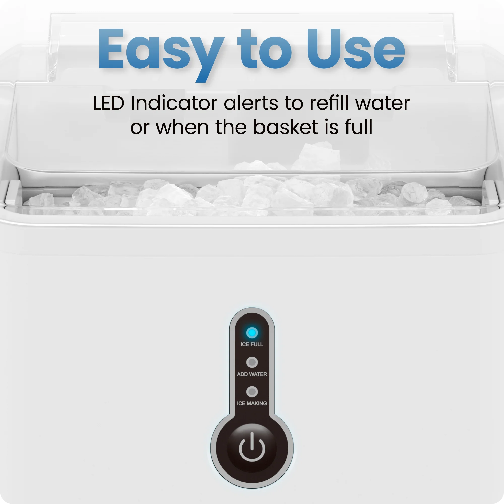 1.5 lb Compact Nugget Ice Machine - Image 4