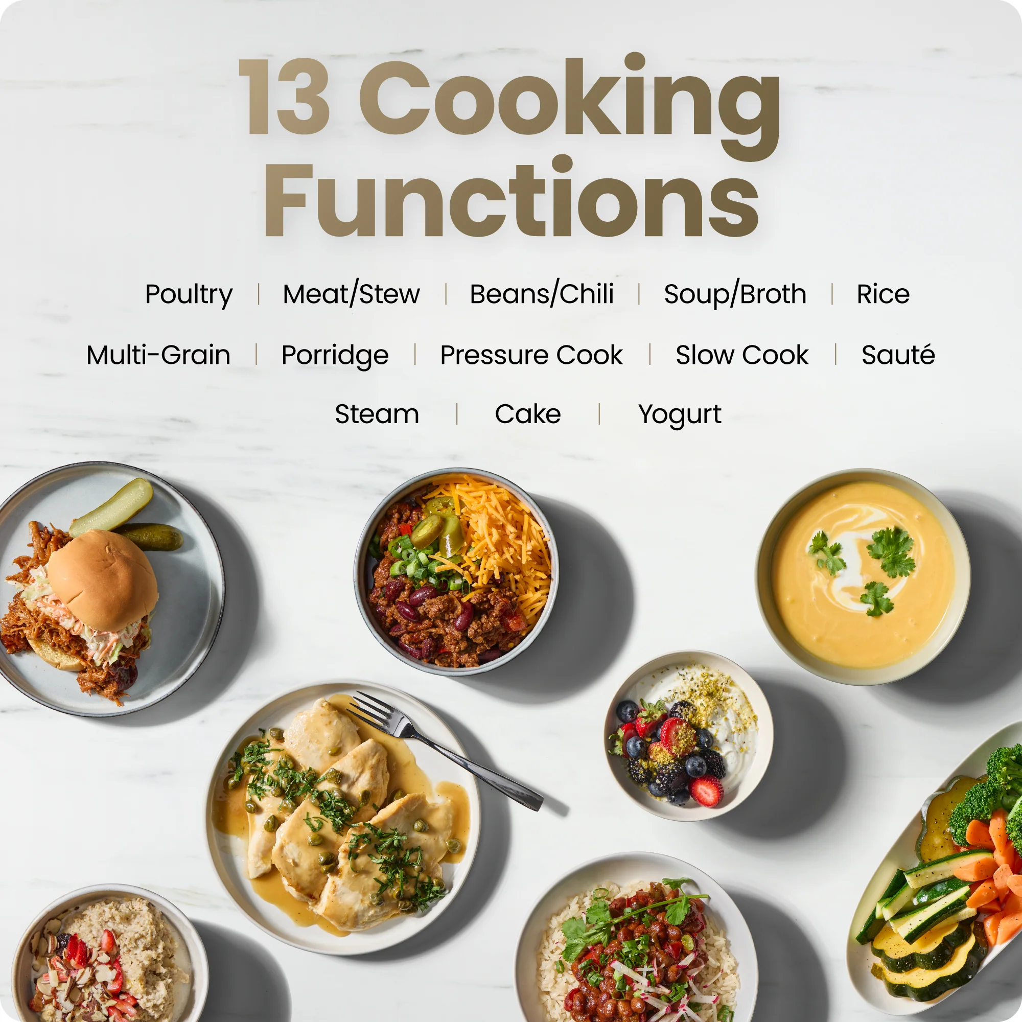 6-Quart 13-in-1 Multicooker - Image 3
