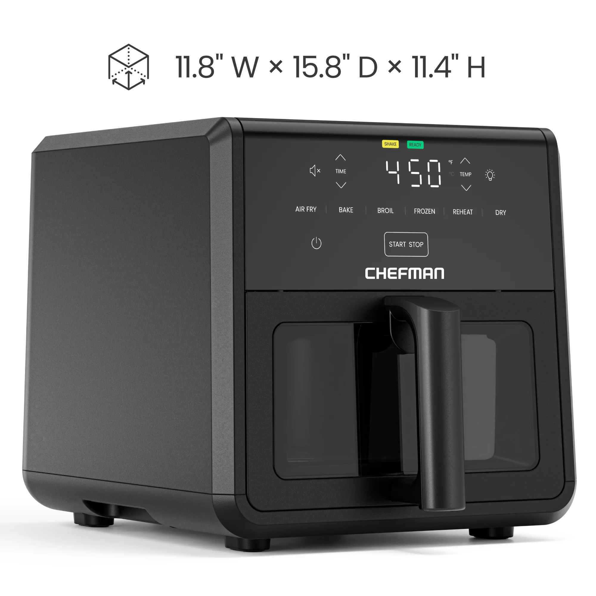 9 Qt. TurboFry Air Fryer - Black - Image 9