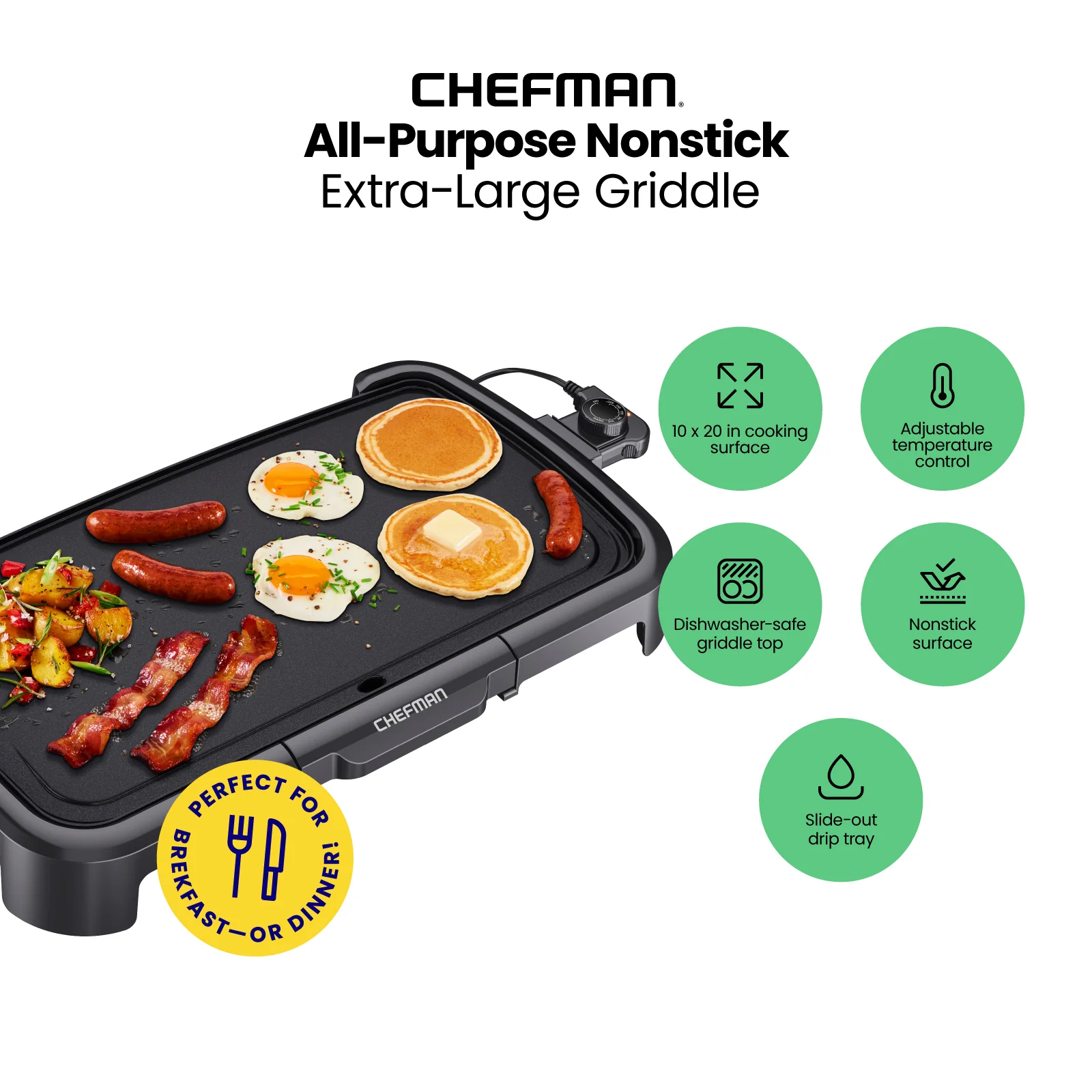 All-Purpose Nonstick Extra-Large Griddle - Image 2