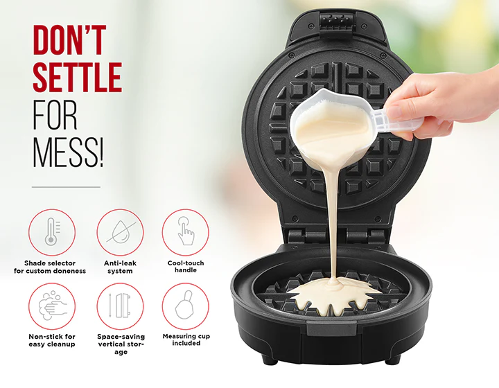 Anti-Overflow Belgian Waffle Maker - Image 3