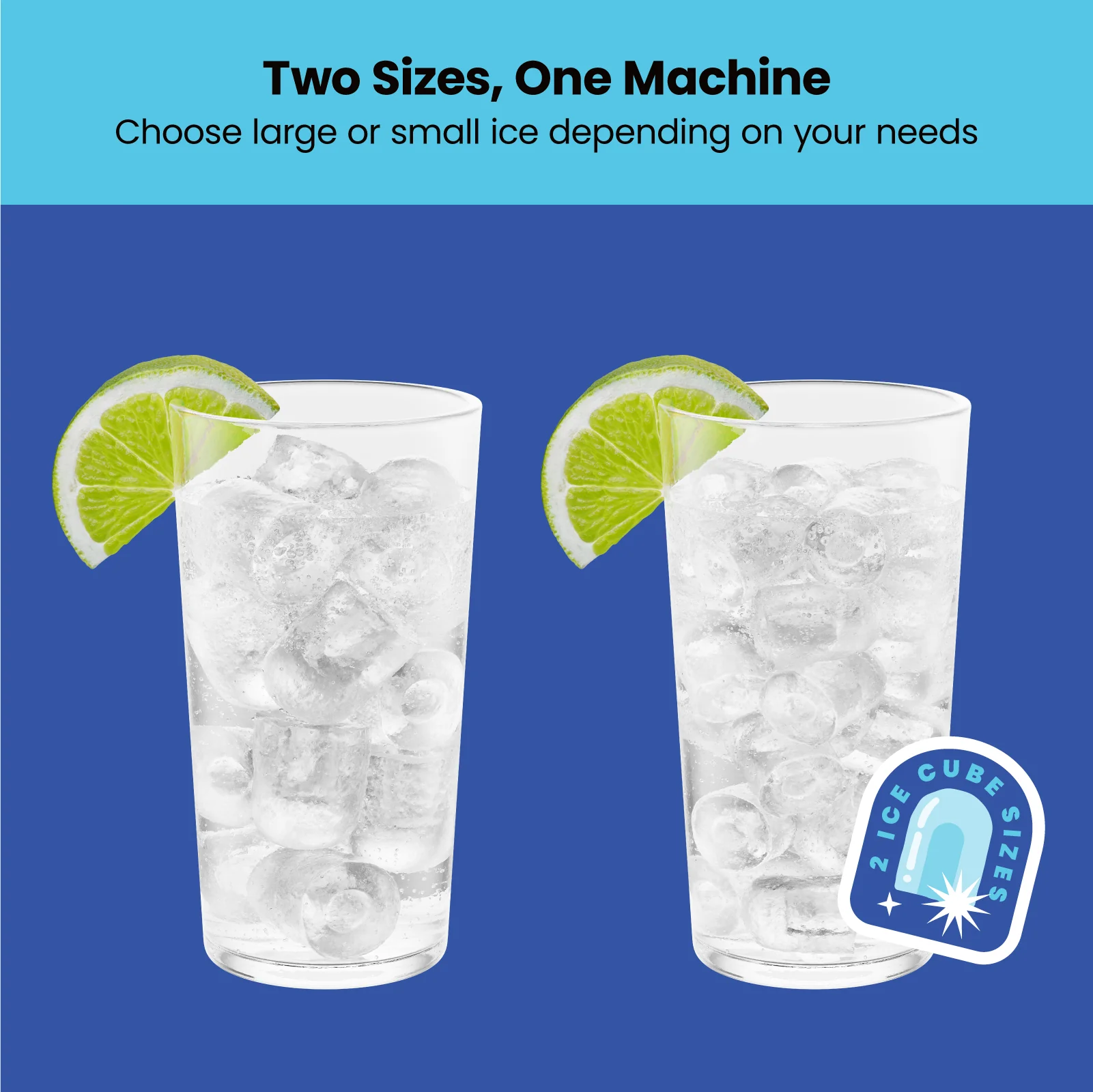 Dual-Size Ice Machine by Iceman® - Image 3