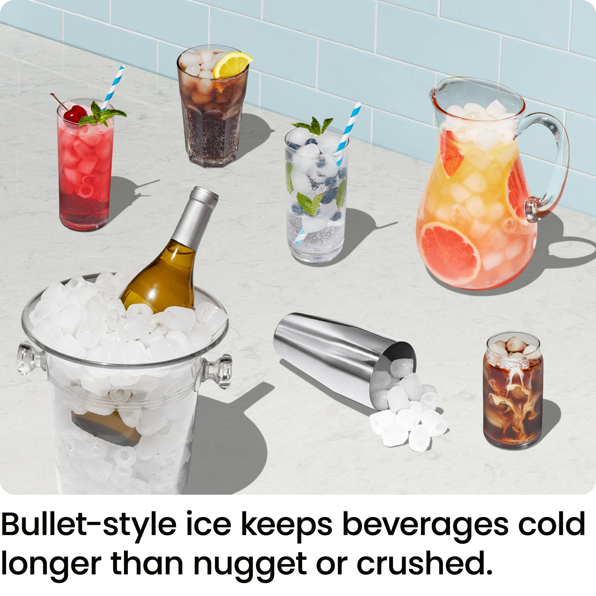 Compact Bullet Ice Maker - Black - Image 4