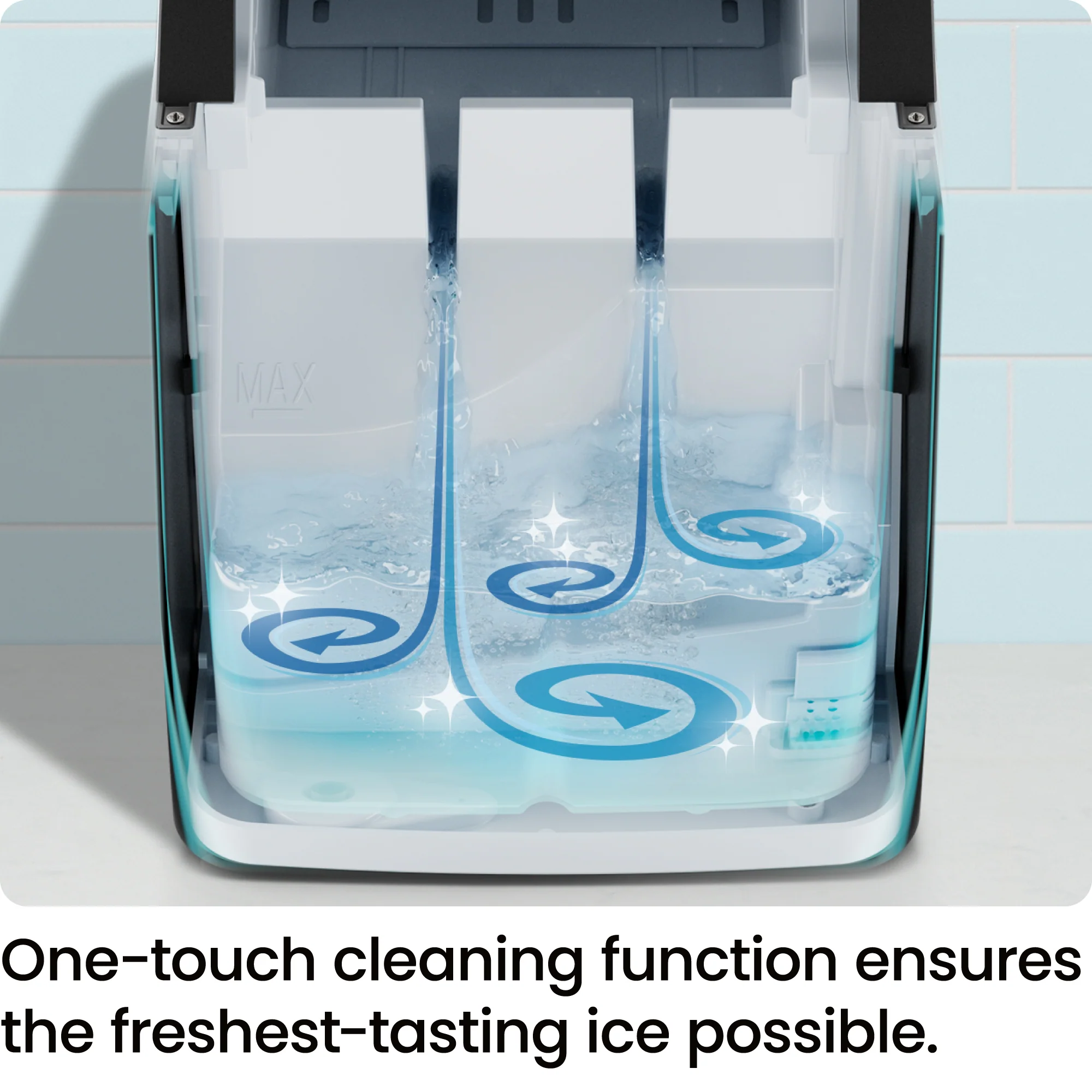 Compact Bullet Ice Maker - Black - Image 7