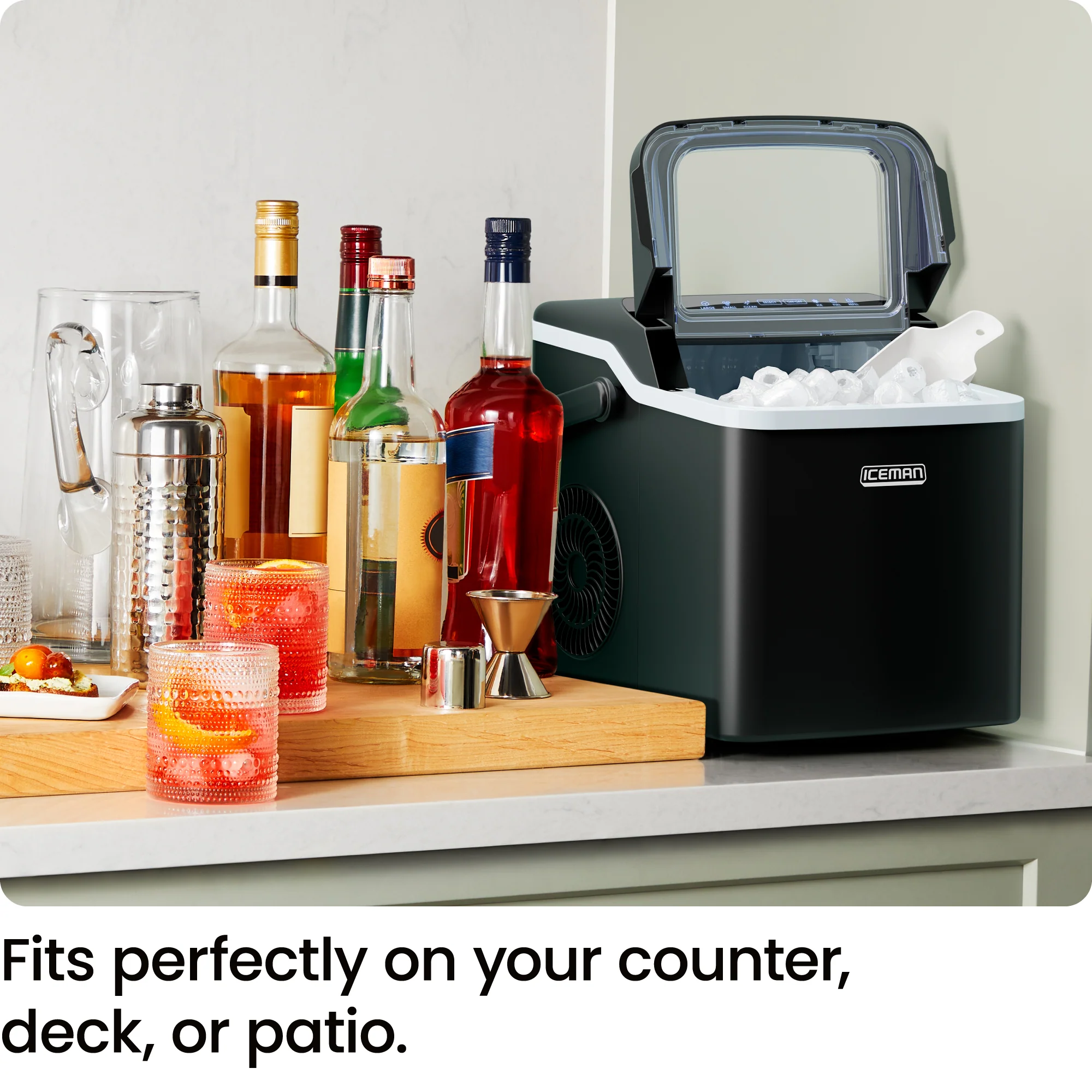 Compact Bullet Ice Maker - Black - Image 8