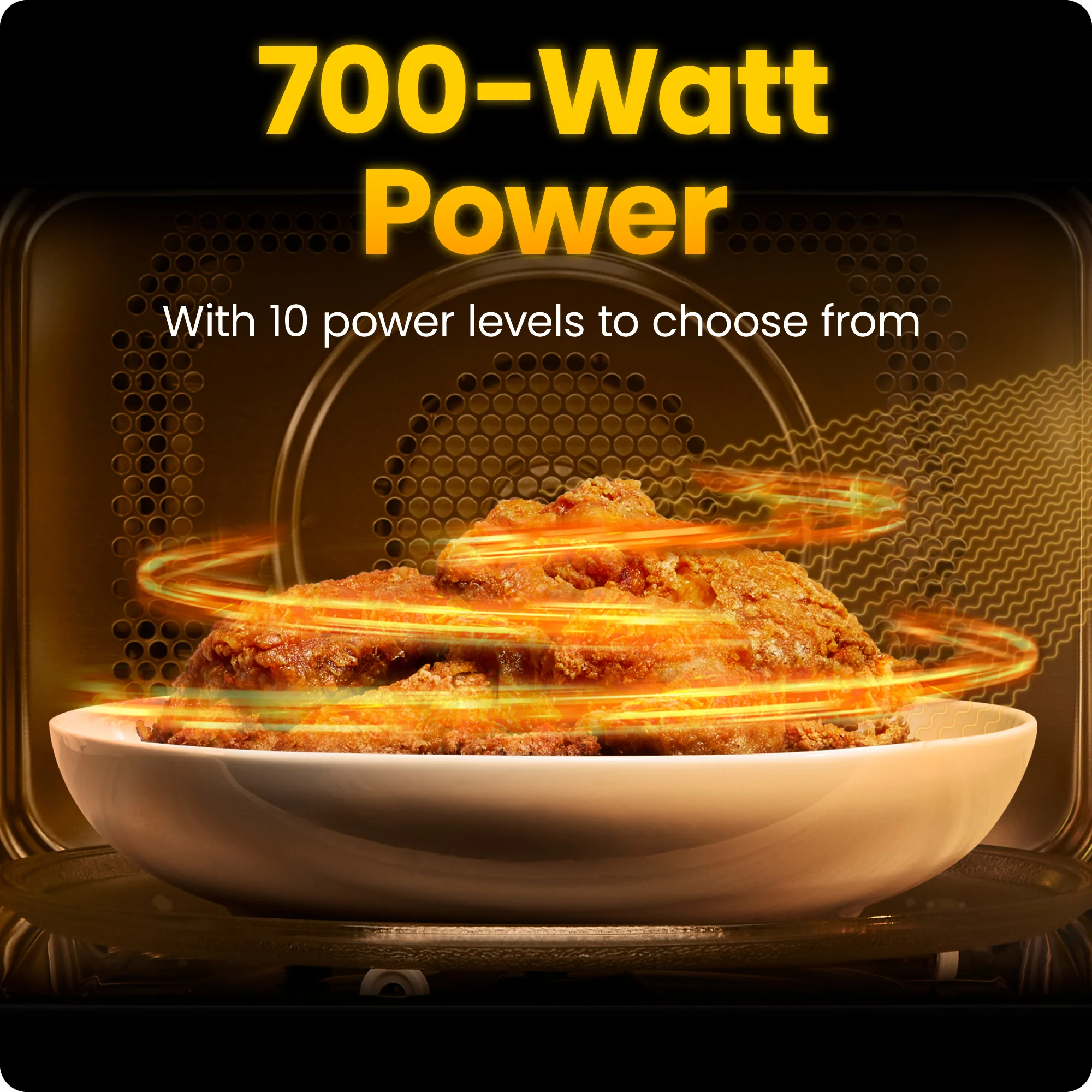 Countertop 0.7 Cu. Ft. Digital Microwave Oven - Image 4