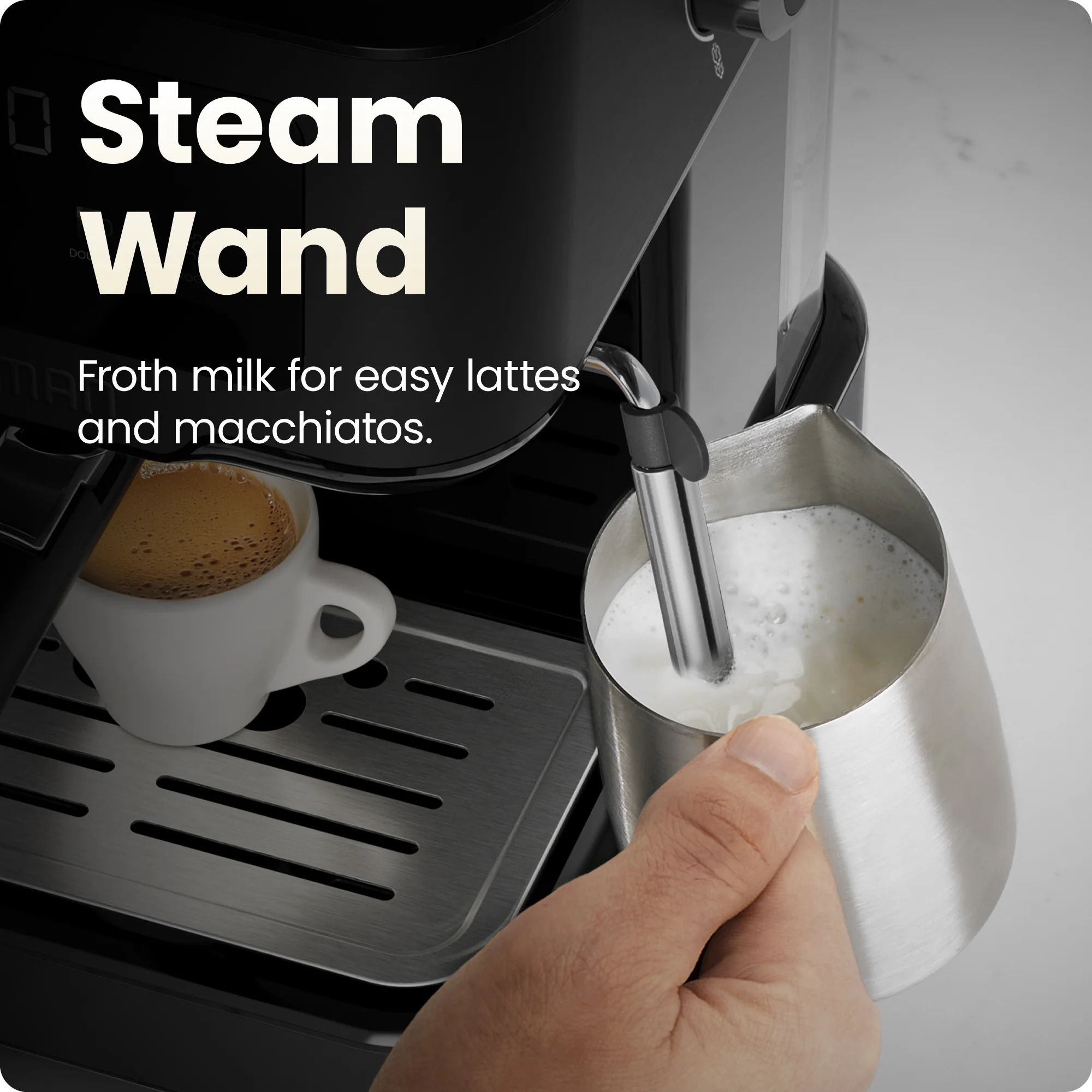 Craftbrew Espresso Machine - Black Stainless - Image 5