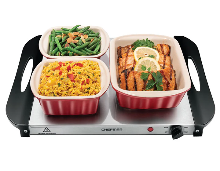 Electric Buffet Server + Warming Tray - Image 3