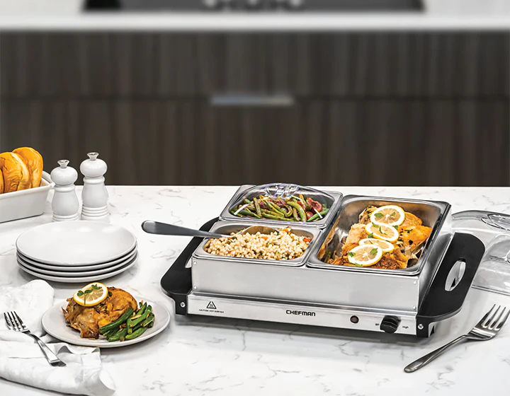 Electric Buffet Server + Warming Tray - Image 9
