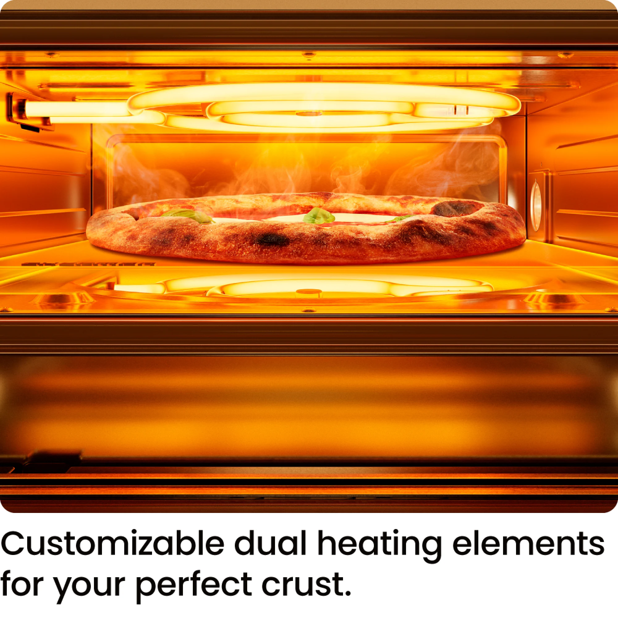 High-Heat Indoor Electric Pizza Oven 800°F - Stainless Steel - Image 6