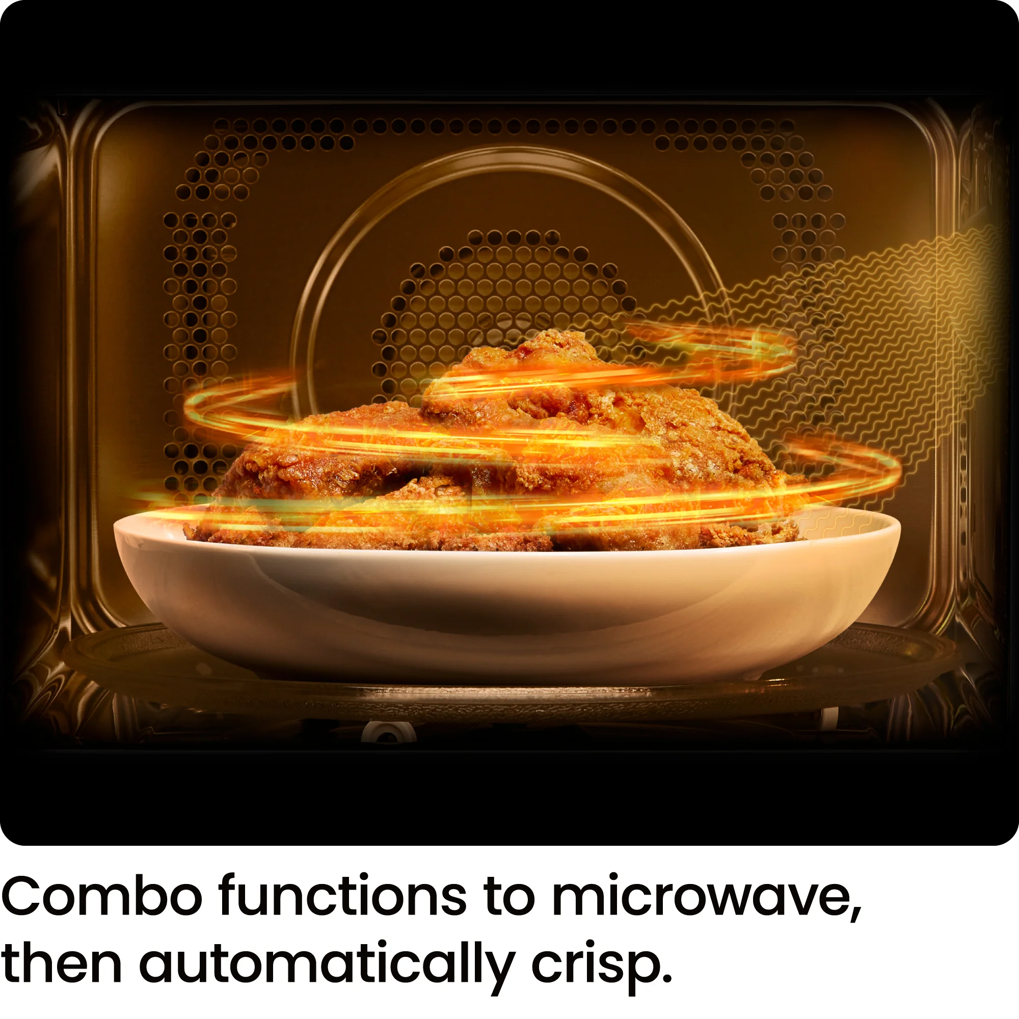 MicroCrisp 0.8 Cu. Ft. Countertop Microwave Oven - Image 5