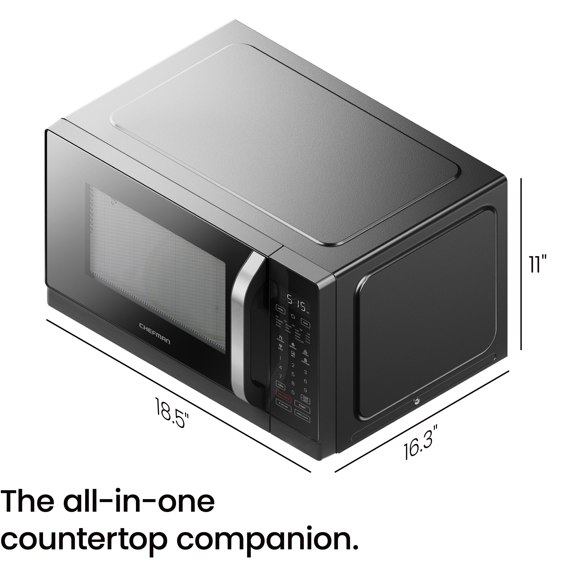 MicroCrisp 0.8 Cu. Ft. Countertop Microwave Oven - Image 7
