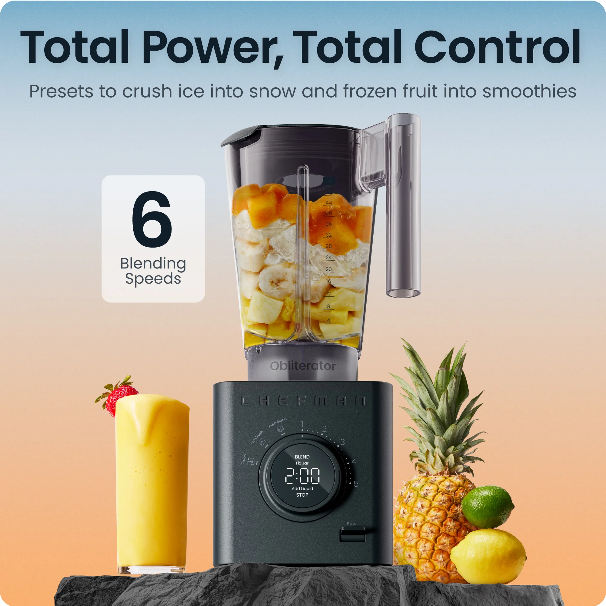 Obliterator 48 oz Power Blender - Midnight - Image 5
