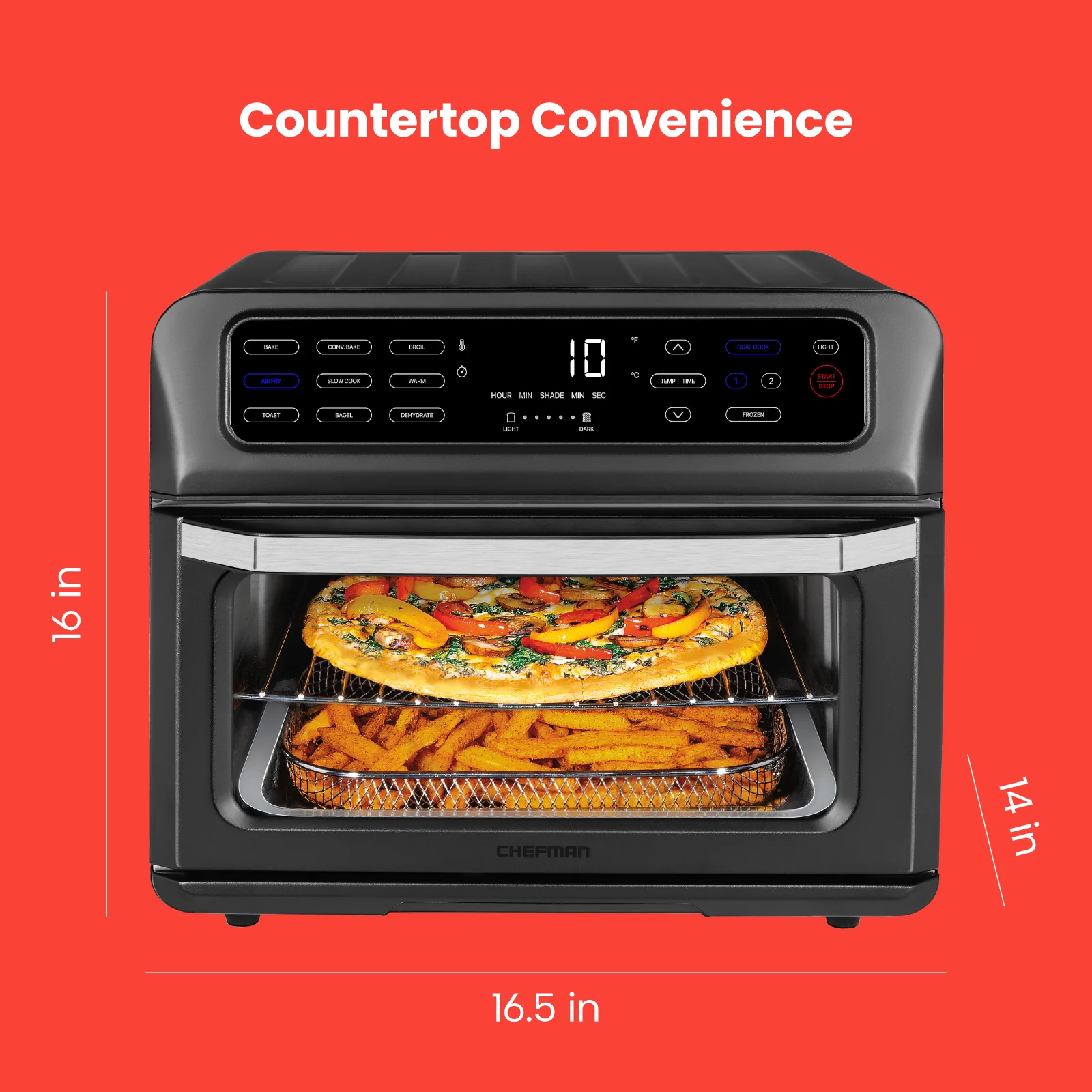 Toast-Air® Touch Air Fryer + Oven (Black) - Image 7
