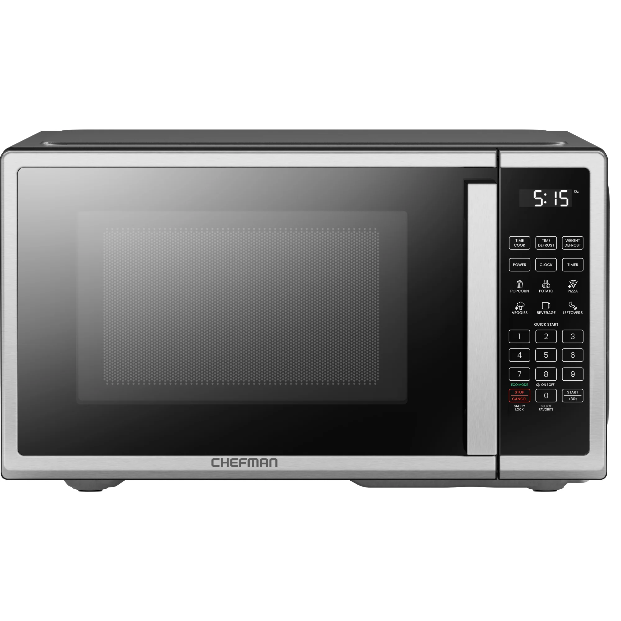 Countertop 1.1 Cu. Ft. Digital Stainless Microwave Oven
