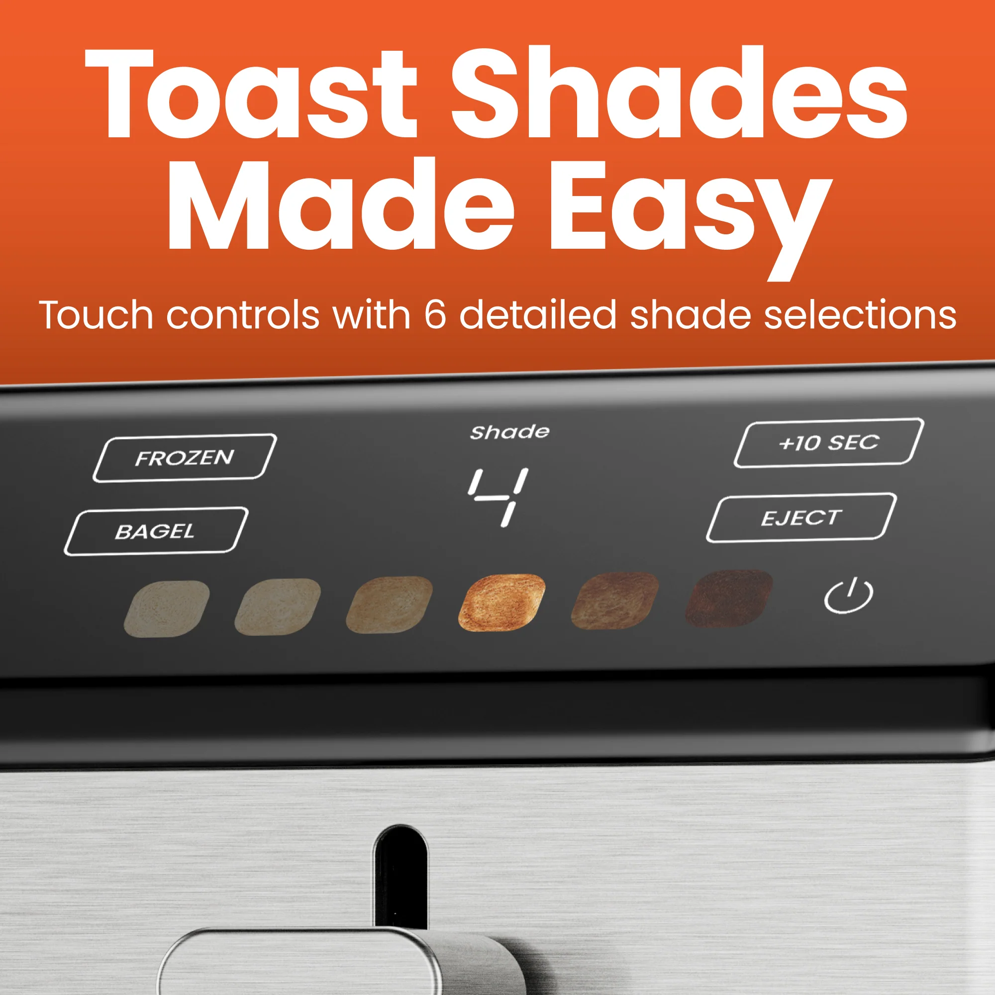 Smart Touch™ 2 Slice Digital Toaster - Image 4