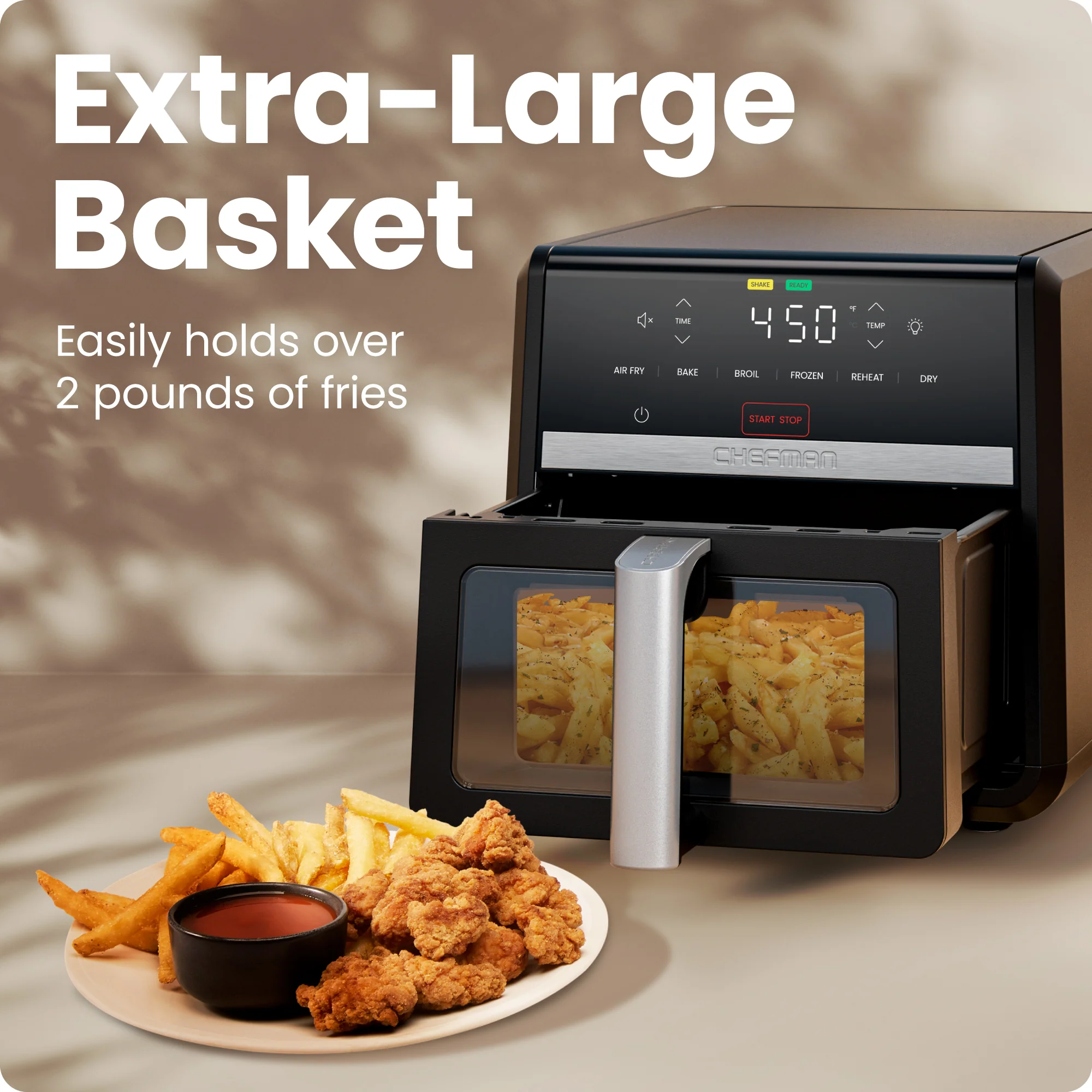 TurboFry® 9-Quart Digital Air Fryer - Image 5