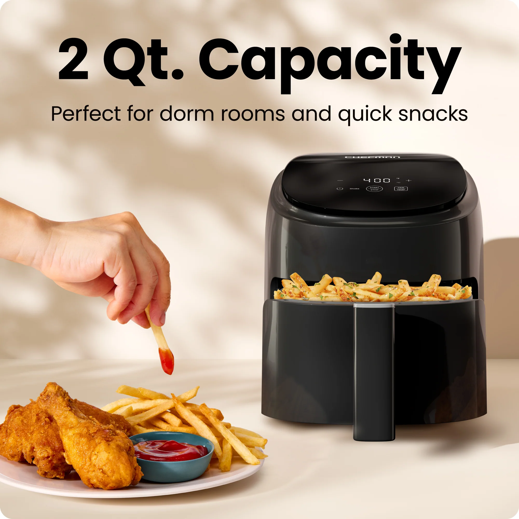 TurboFry 2-Quart Digital Air Fryer - Image 5