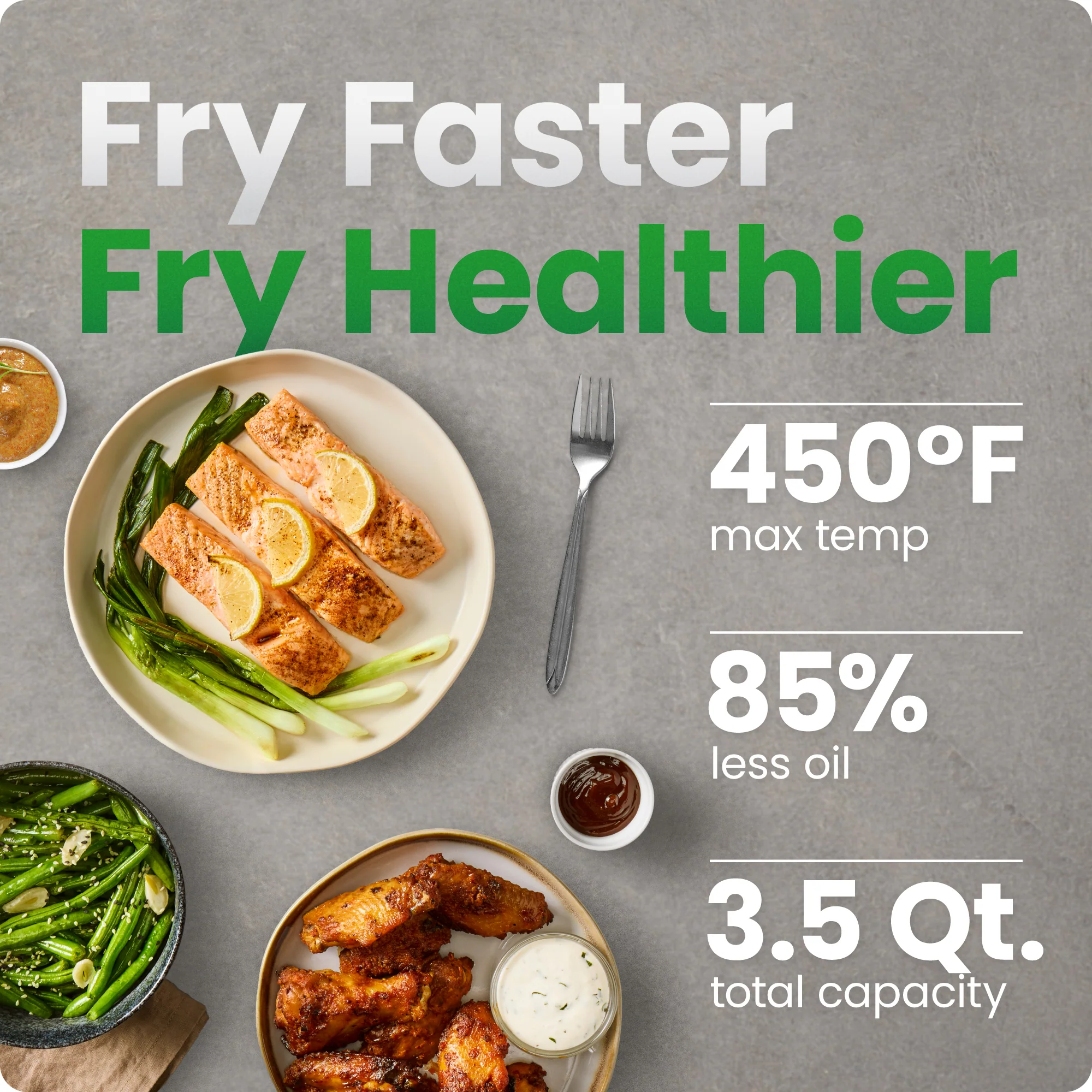 TurboFry 3.5 Qt. 4-in-1 Air Fryer - Image 4